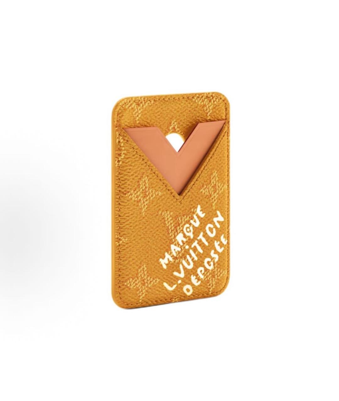 LOUIS VUITTON Горчичный кардхолдер, фото 2