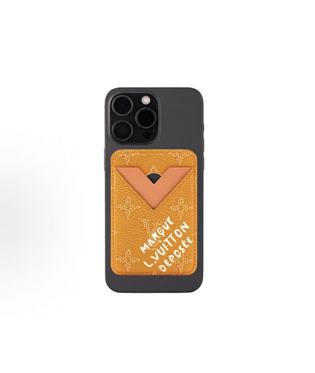 LOUIS VUITTON Горчичный кардхолдер, фото 4