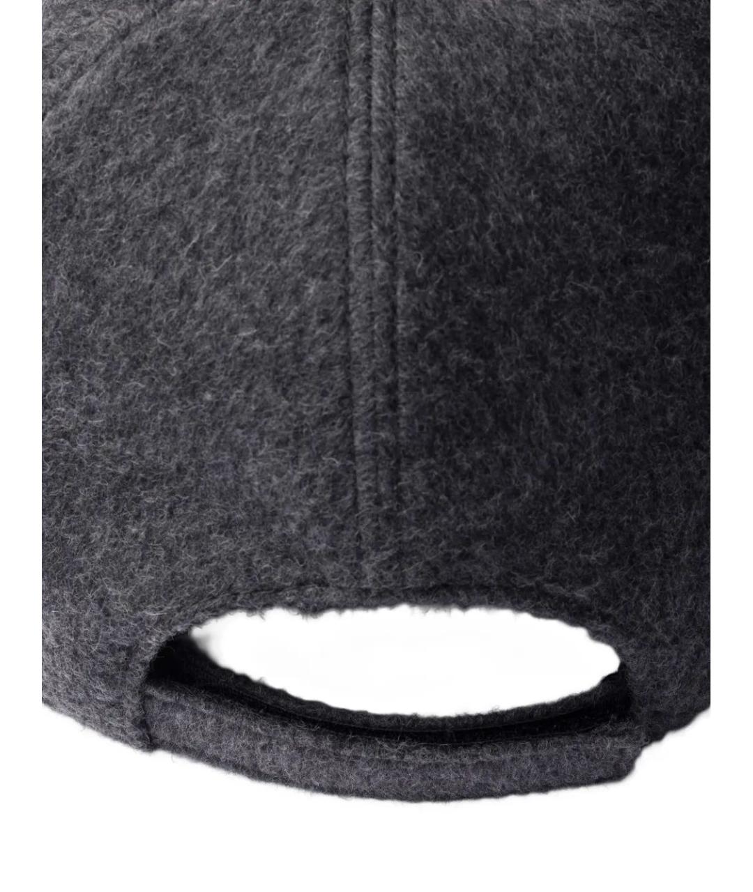 PRADA Антрацитовая кепка, фото 2