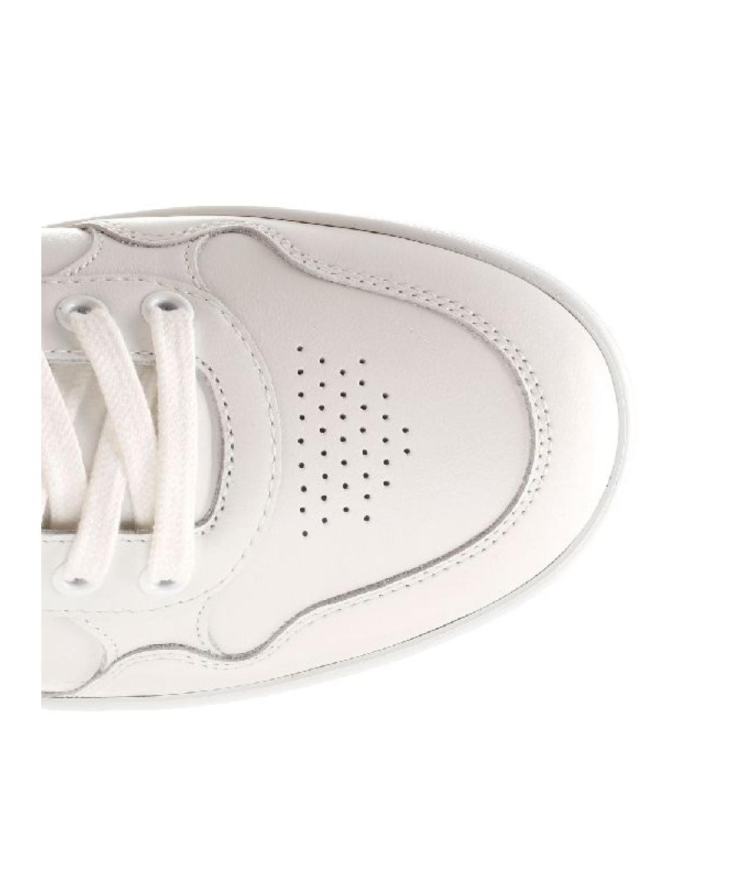 CELINE Белые кожаные кеды, фото 4