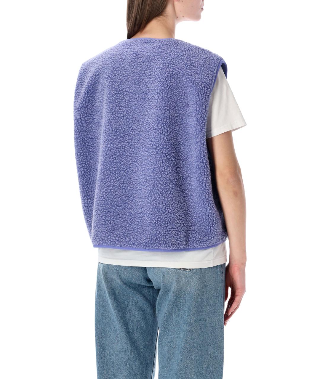 American vintage Фиолетовый полиэстеровый жилет, фото 2