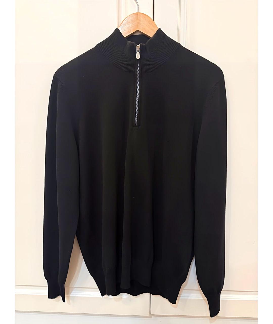 BRUNELLO CUCINELLI Черный кашемировый джемпер / свитер, фото 5