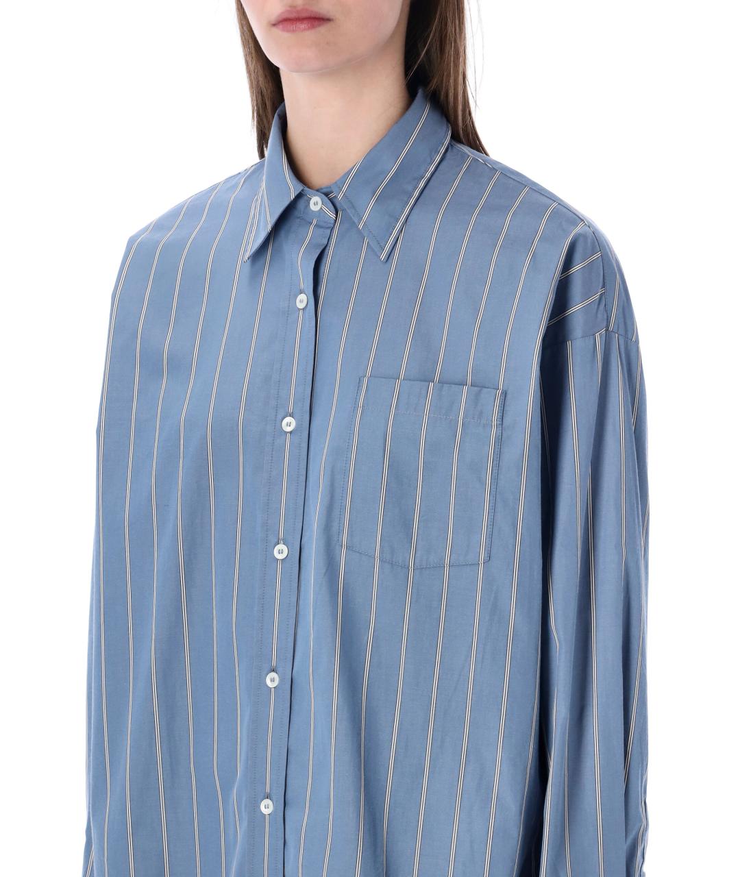 A.P.C. Синяя хлопковая рубашка, фото 3