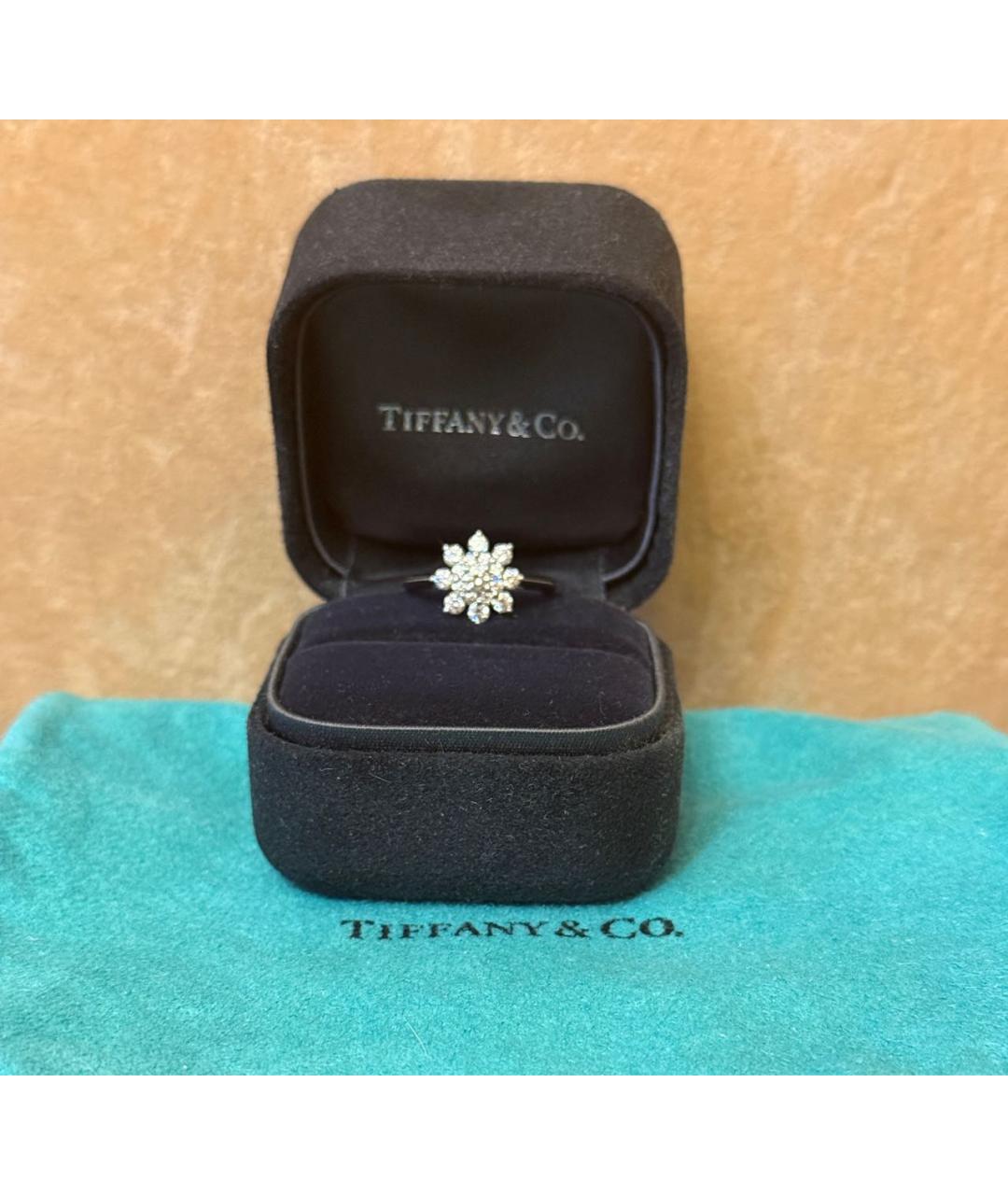 TIFFANY&CO Белое платиновое кольцо, фото 8