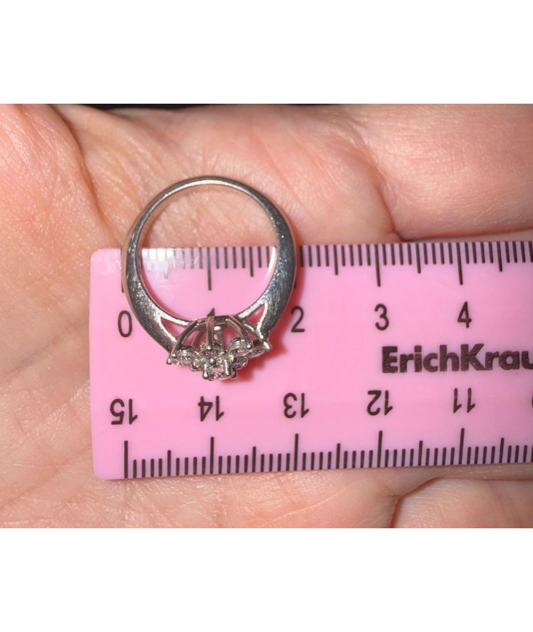 TIFFANY&CO Белое платиновое кольцо, фото 7