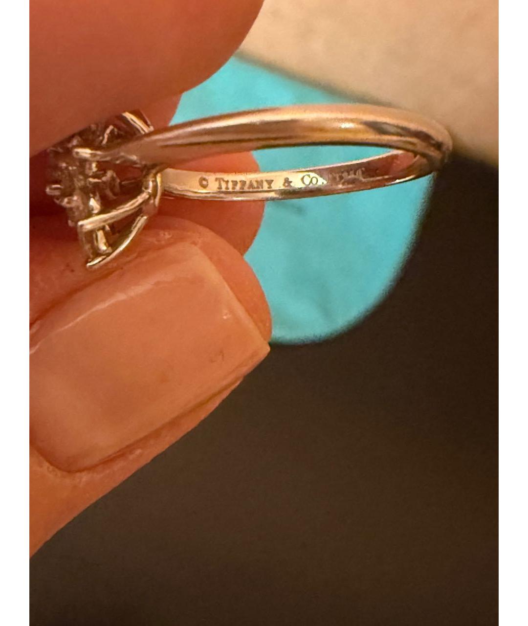 TIFFANY&CO Белое платиновое кольцо, фото 4