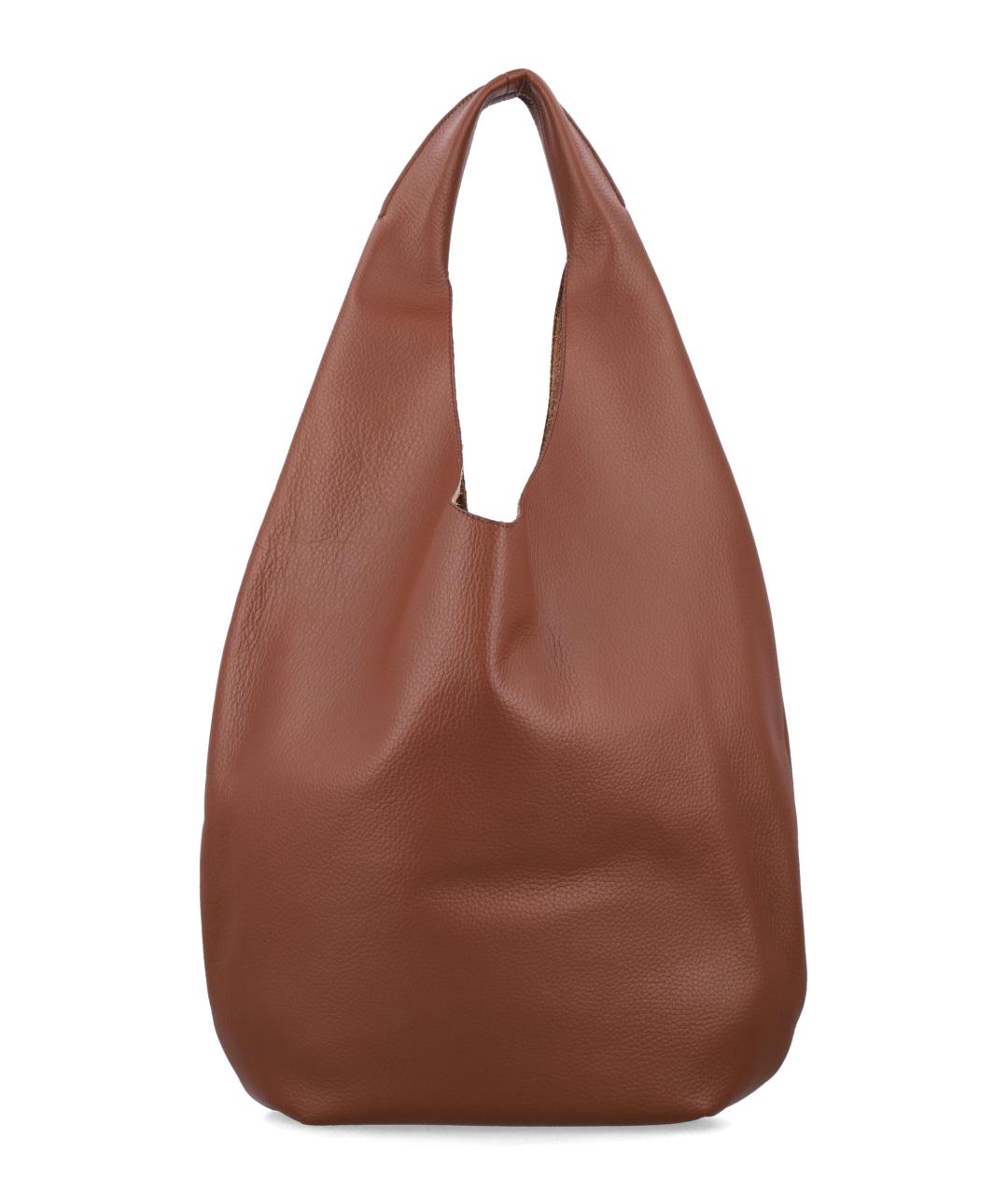 A.P.C. Коричневая кожаная сумка тоут, фото 3