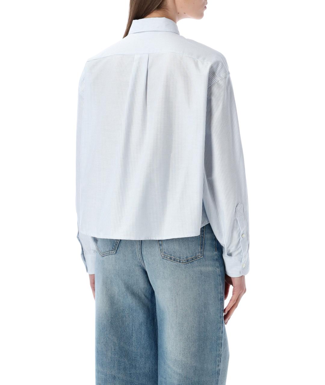 A.P.C. Голубая хлопковая рубашка, фото 2