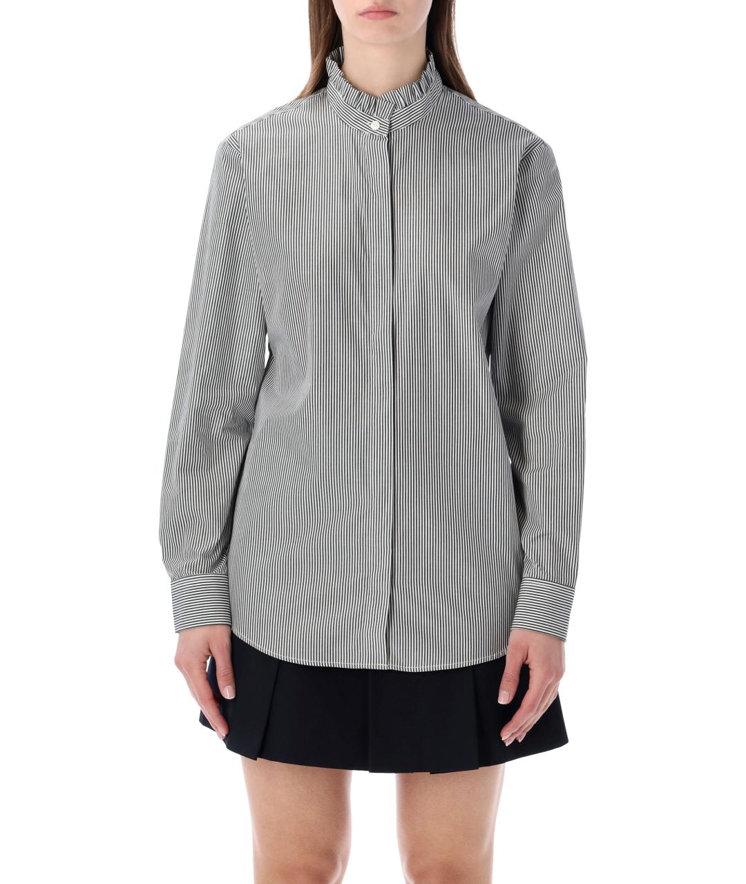 A.P.C. Черная хлопковая рубашка, фото 1