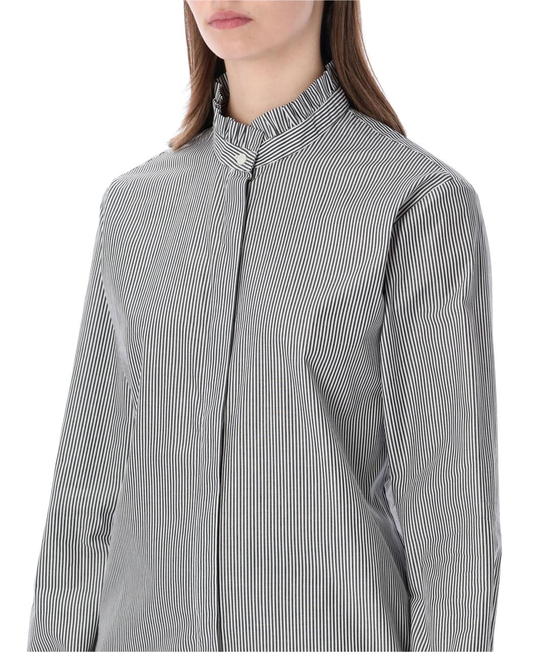 A.P.C. Черная хлопковая рубашка, фото 3