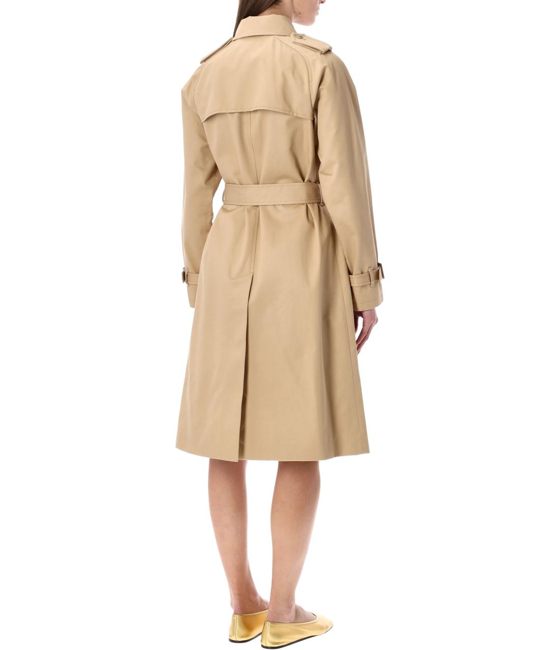 A.P.C. Бежевый хлопковый тренч/плащ, фото 2