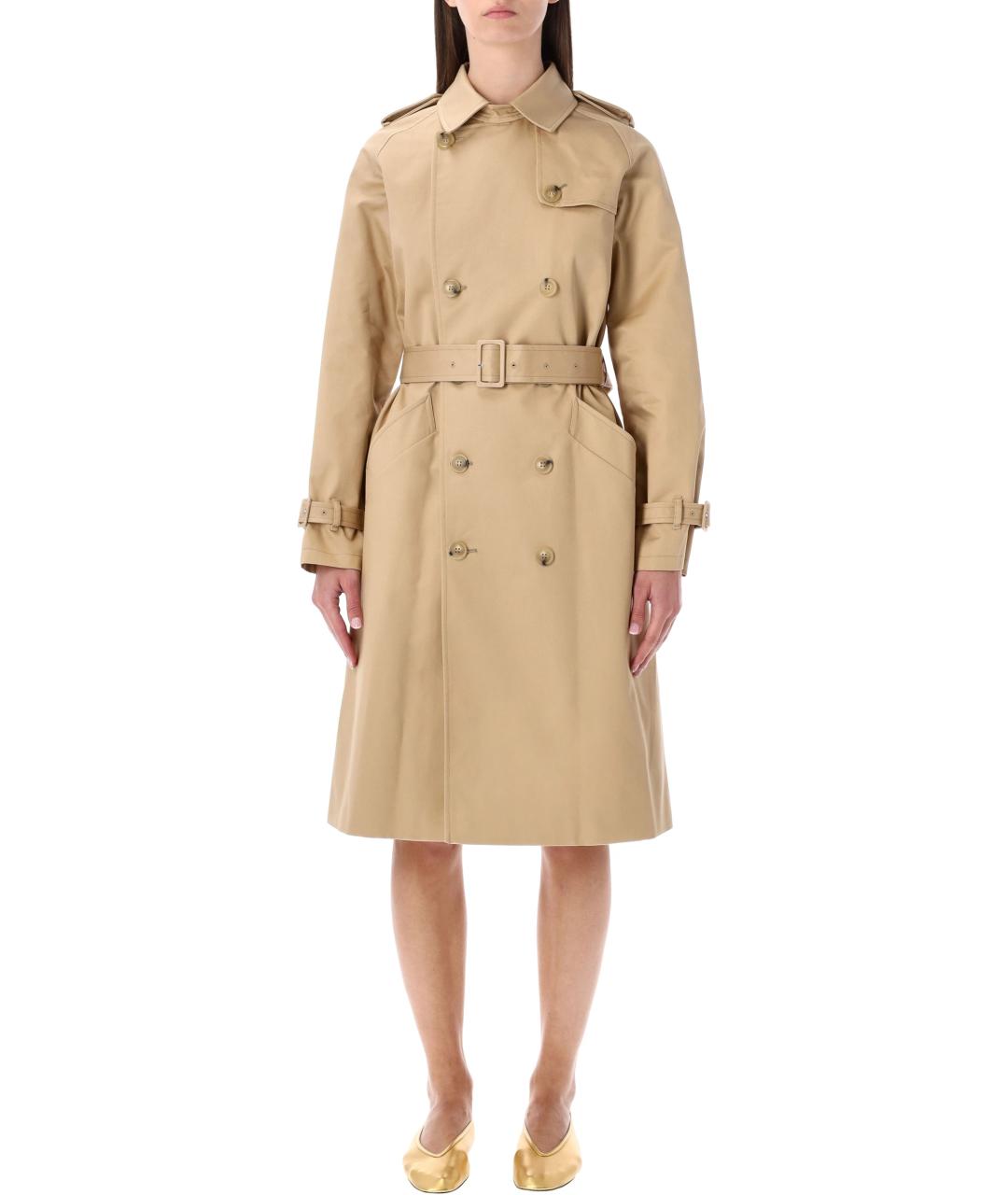 A.P.C. Бежевый хлопковый тренч/плащ, фото 1