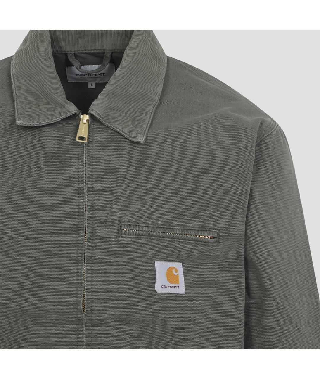 CARHARTT WIP Зеленая хлопковая куртка, фото 5