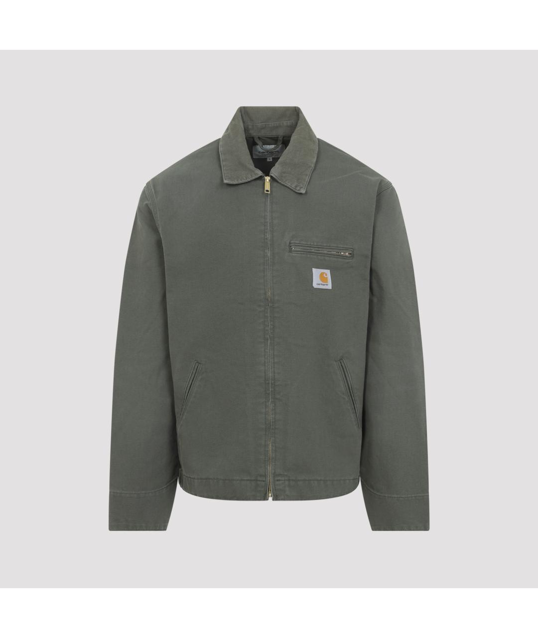 CARHARTT WIP Зеленая хлопковая куртка, фото 2