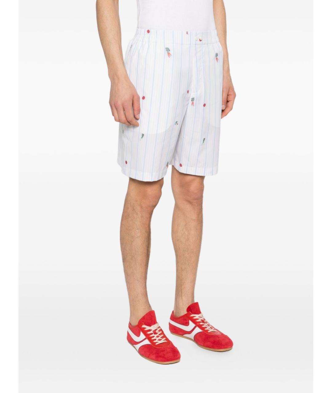 JACQUEMUS Белые хлопковые шорты, фото 2