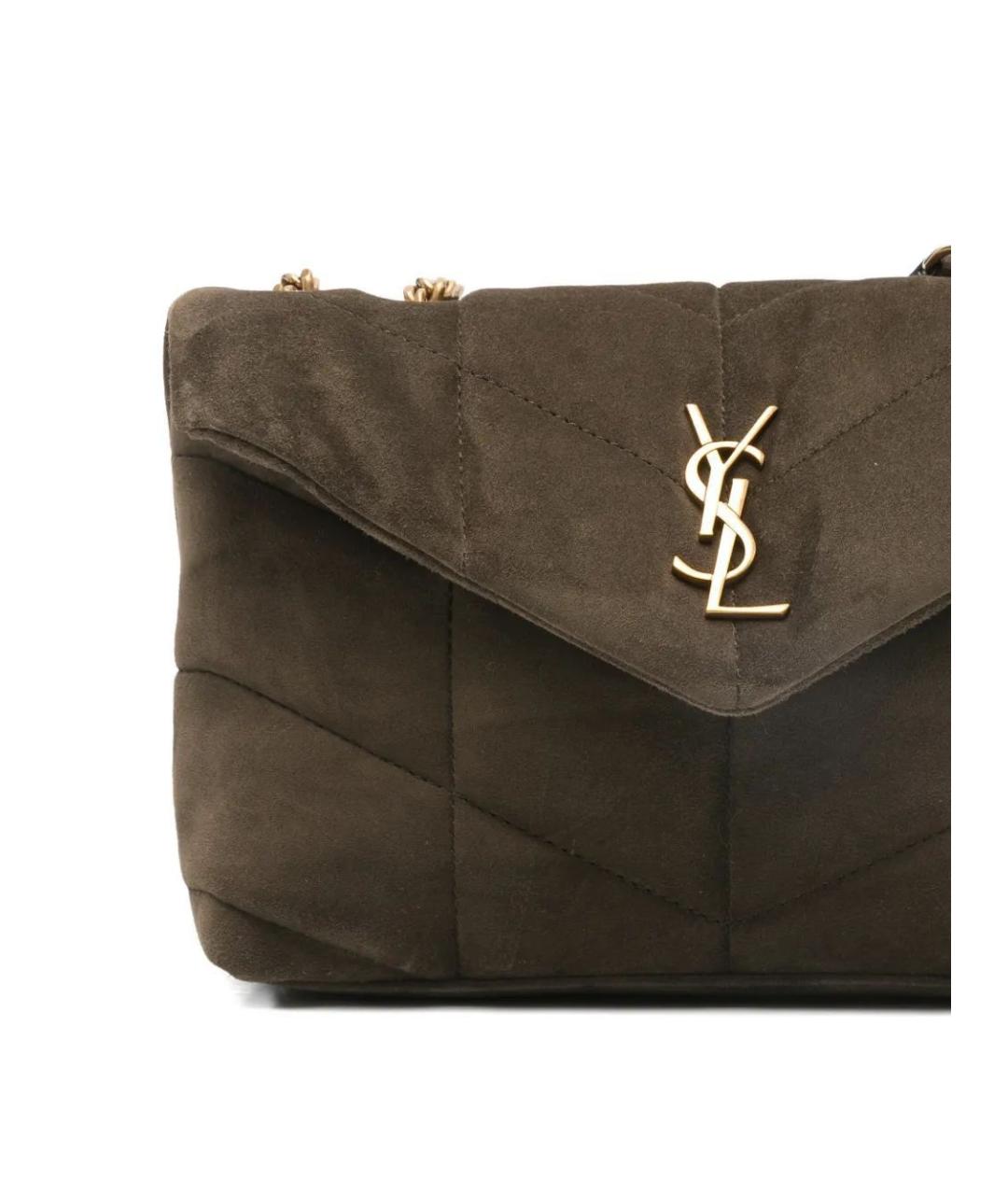 SAINT LAURENT Кожаная сумка через плечо, фото 4