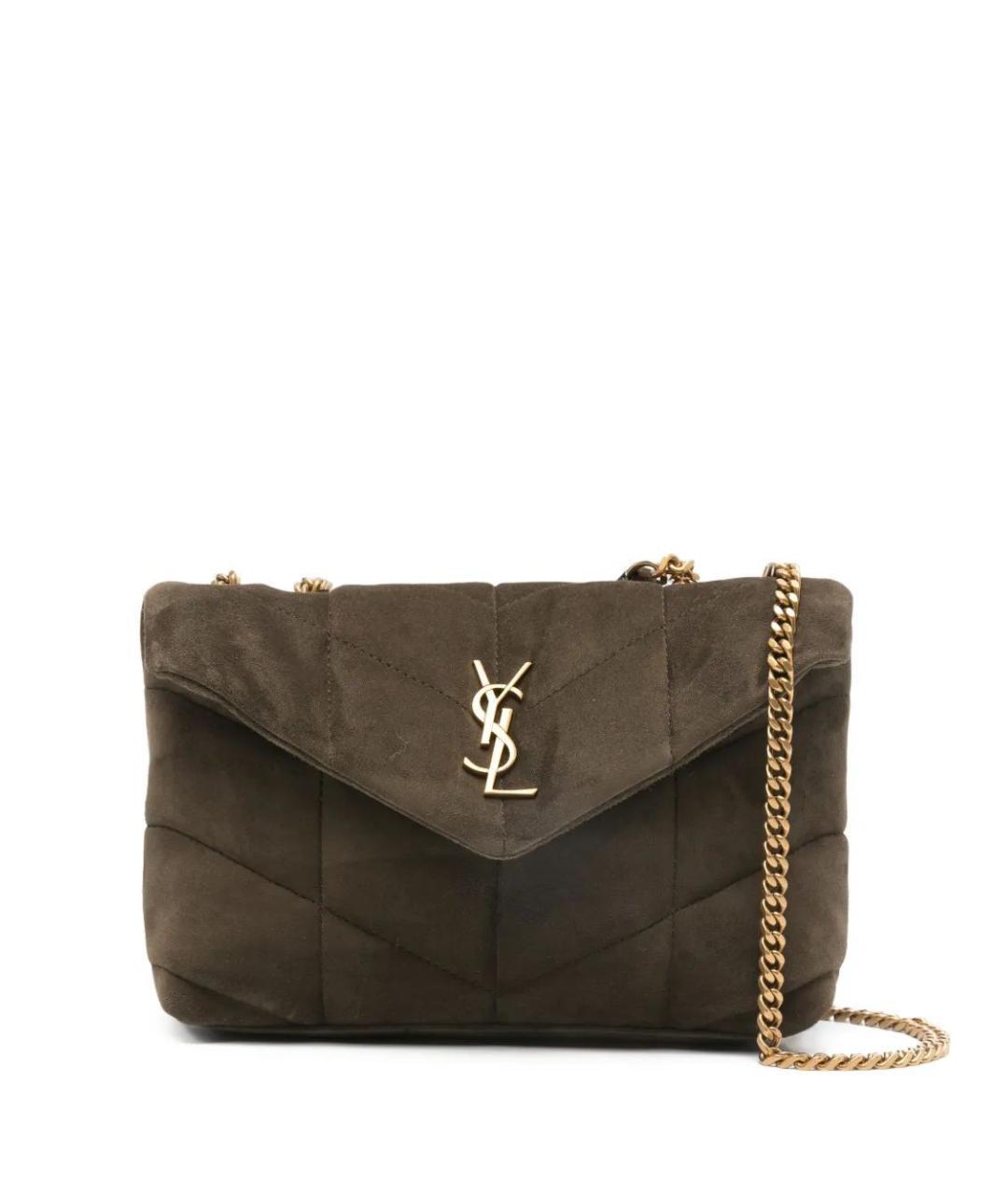 SAINT LAURENT Кожаная сумка через плечо, фото 1