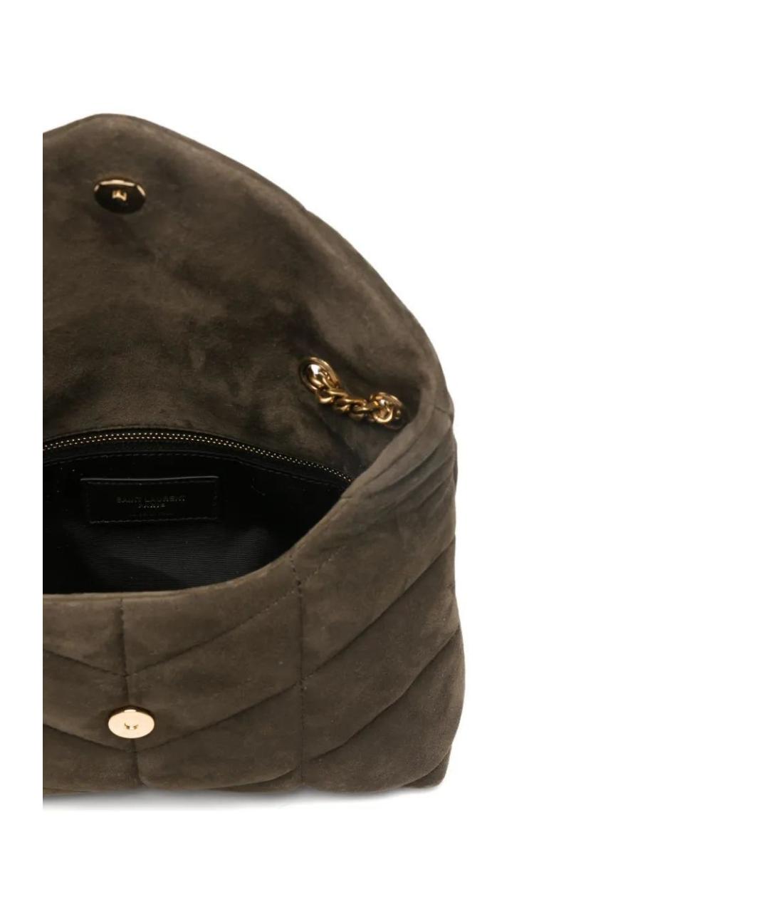 SAINT LAURENT Кожаная сумка через плечо, фото 5