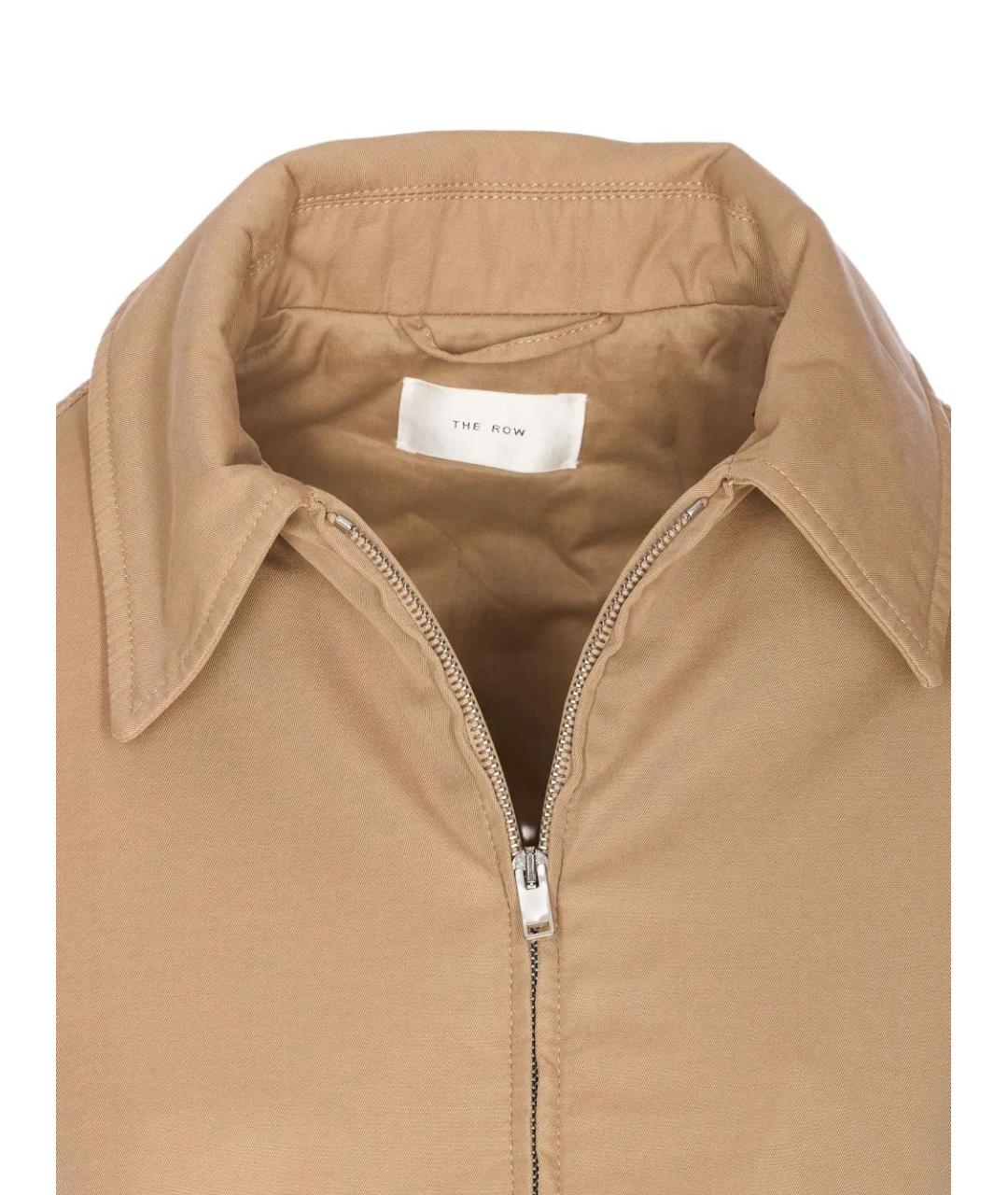 THE ROW Бежевая хлопковая куртка, фото 4