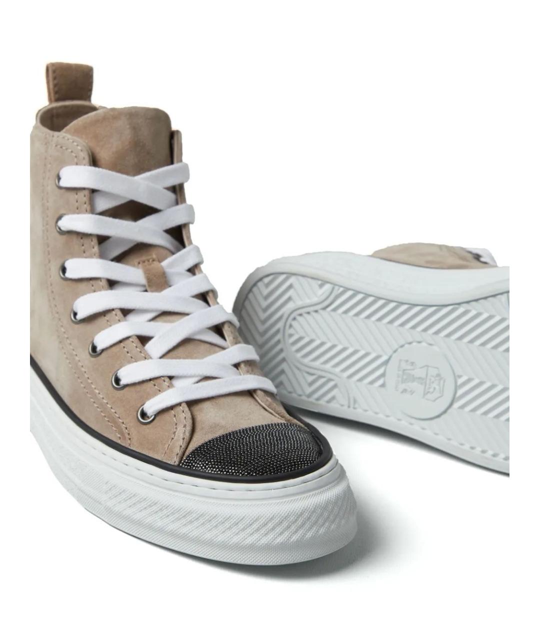 BRUNELLO CUCINELLI Замшевые кеды, фото 4