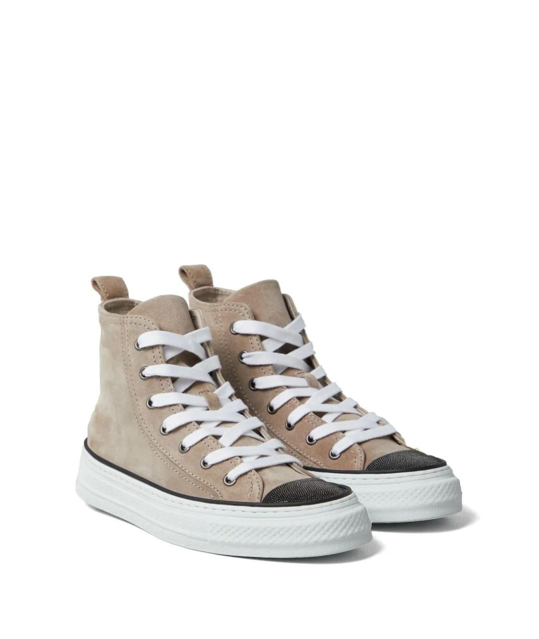 BRUNELLO CUCINELLI Замшевые кеды, фото 2