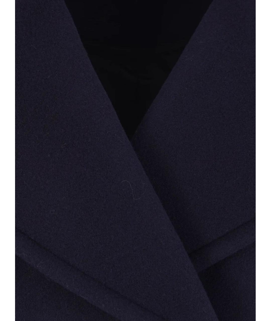 CHLOE Синее шерстяное пальто, фото 4