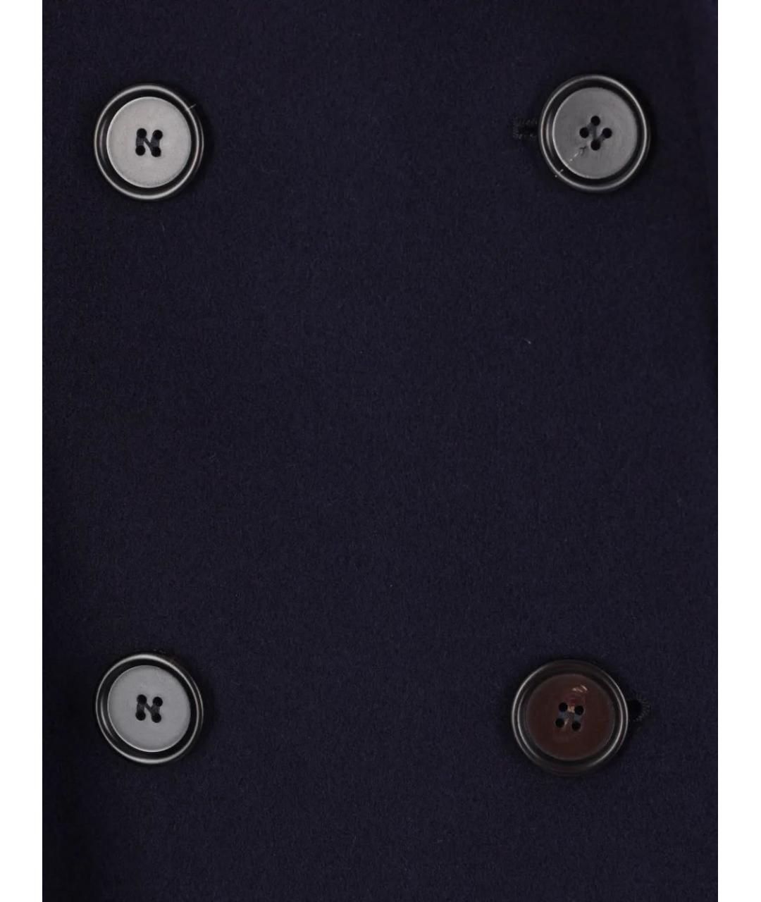 CHLOE Синее шерстяное пальто, фото 3