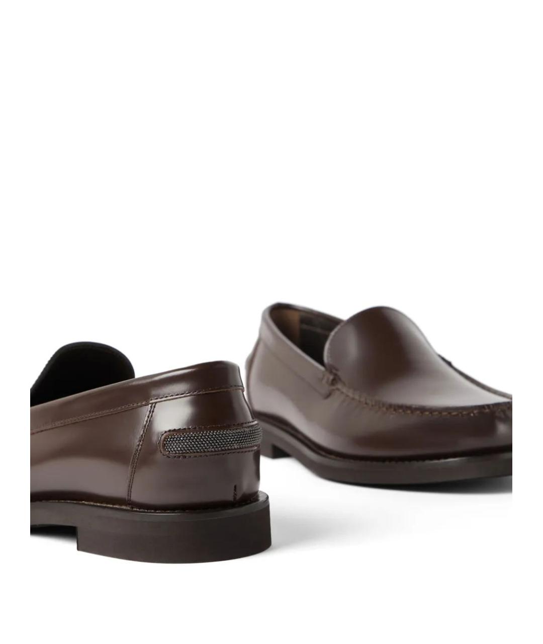 BRUNELLO CUCINELLI Кожаные лоферы, фото 4