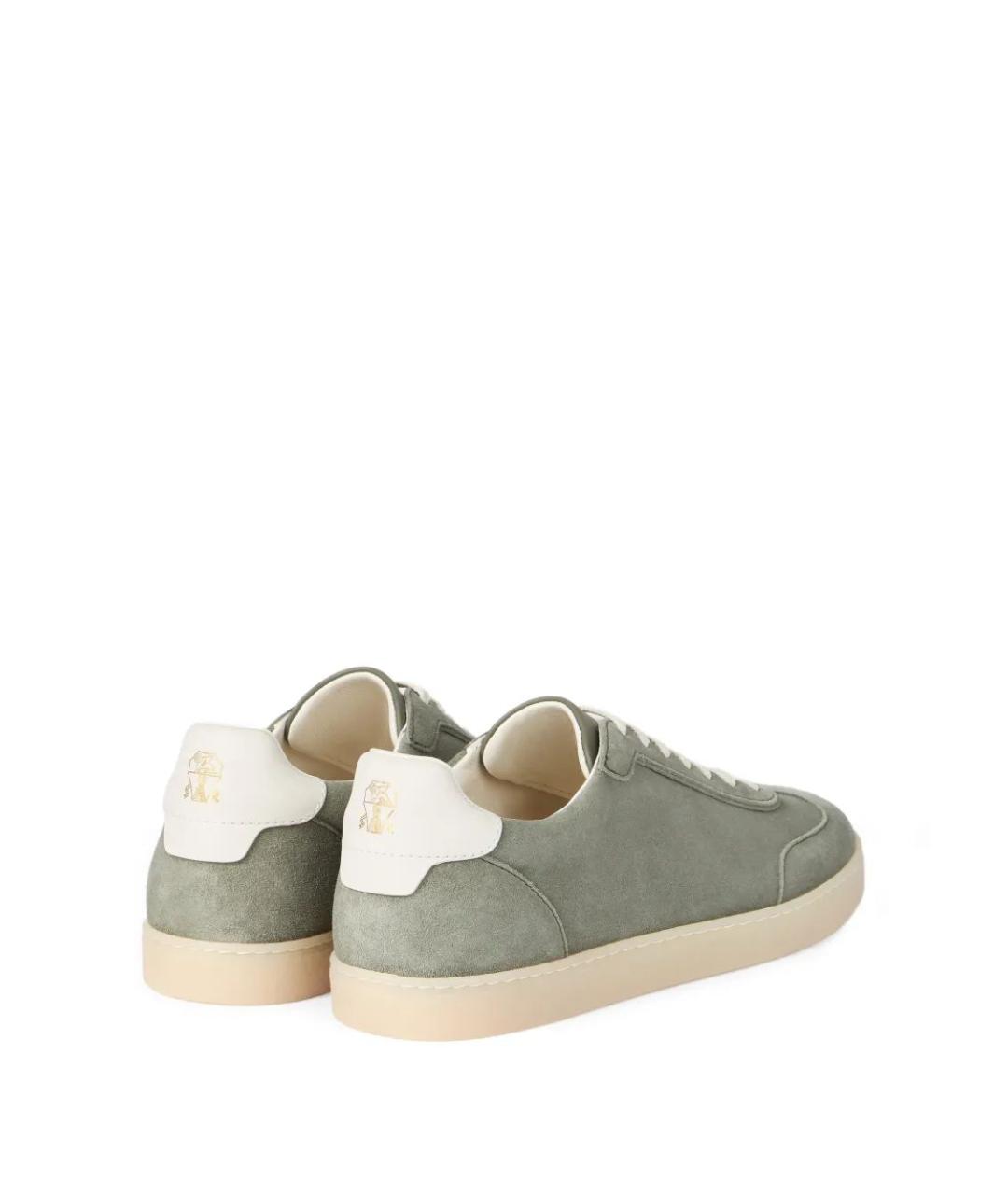 BRUNELLO CUCINELLI Замшевые низкие кроссовки / кеды, фото 3