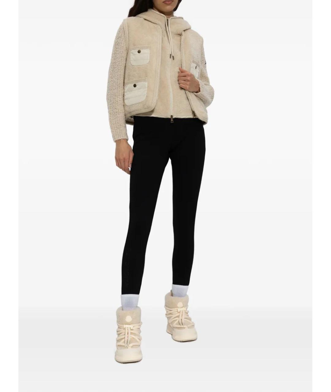 MONCLER Бежевые ботинки, фото 2