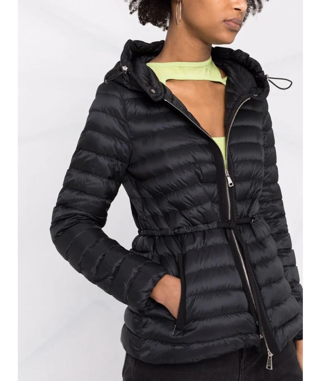 MONCLER Черная полиамидовая куртка, фото 5