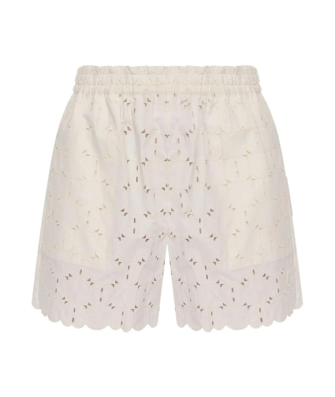 MONCLER Бежевые хлопковые шорты, фото 1