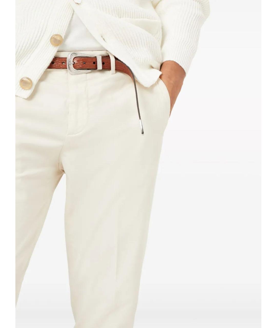BRUNELLO CUCINELLI Хлопковые повседневные брюки, фото 5