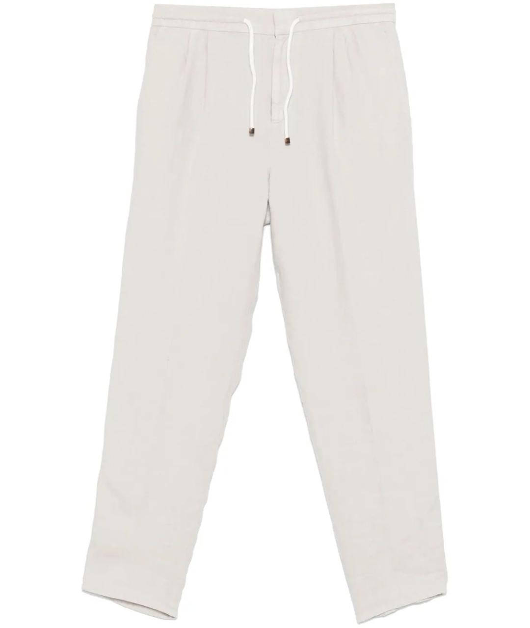 BRUNELLO CUCINELLI Льняные повседневные брюки, фото 1