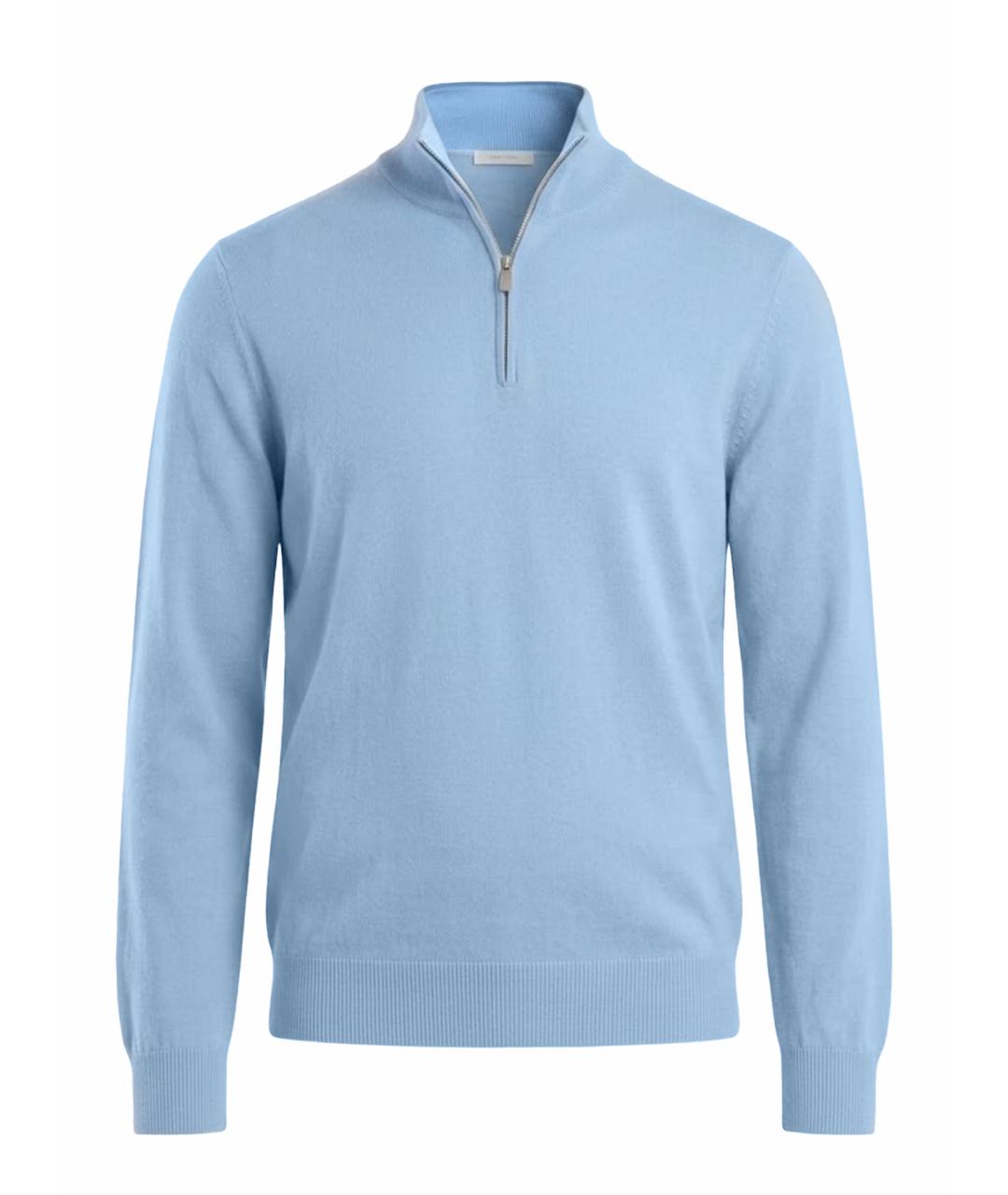 BRUNELLO CUCINELLI Синий кашемировый джемпер / свитер, фото 1