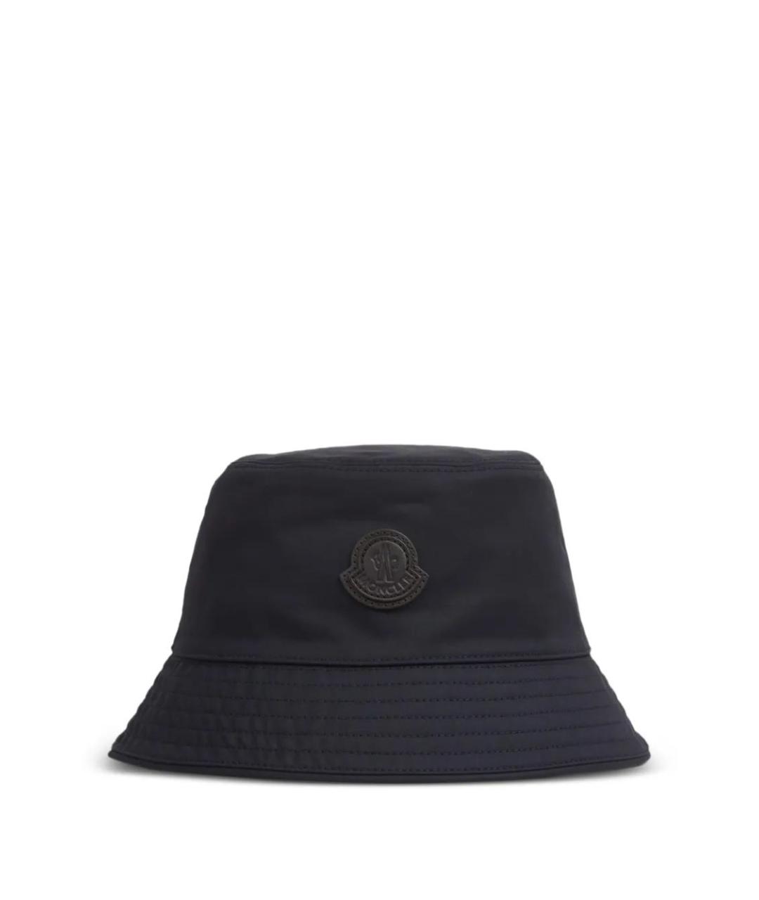 MONCLER Темно-синяя хлопковая шляпа, фото 1