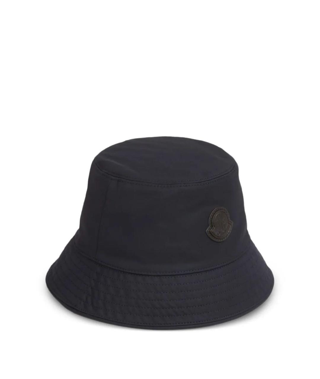 MONCLER Темно-синяя хлопковая шляпа, фото 3