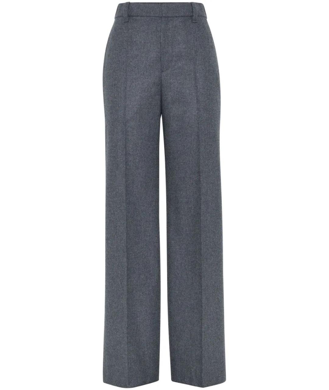 BRUNELLO CUCINELLI Шерстяные прямые брюки, фото 1