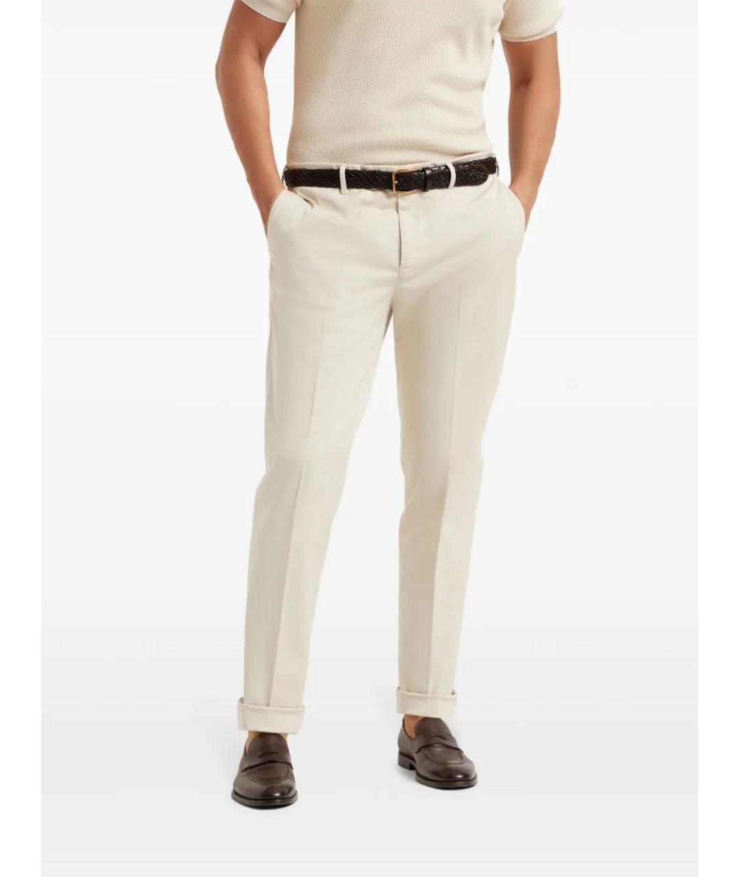 BRUNELLO CUCINELLI Хлопковые повседневные брюки, фото 3