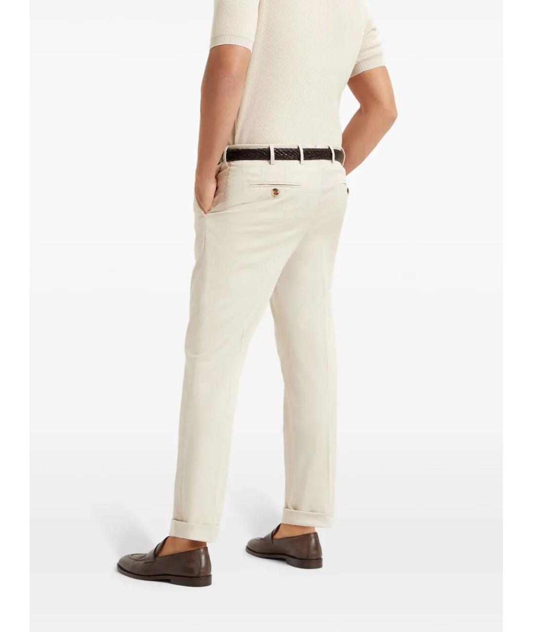 BRUNELLO CUCINELLI Хлопковые повседневные брюки, фото 4