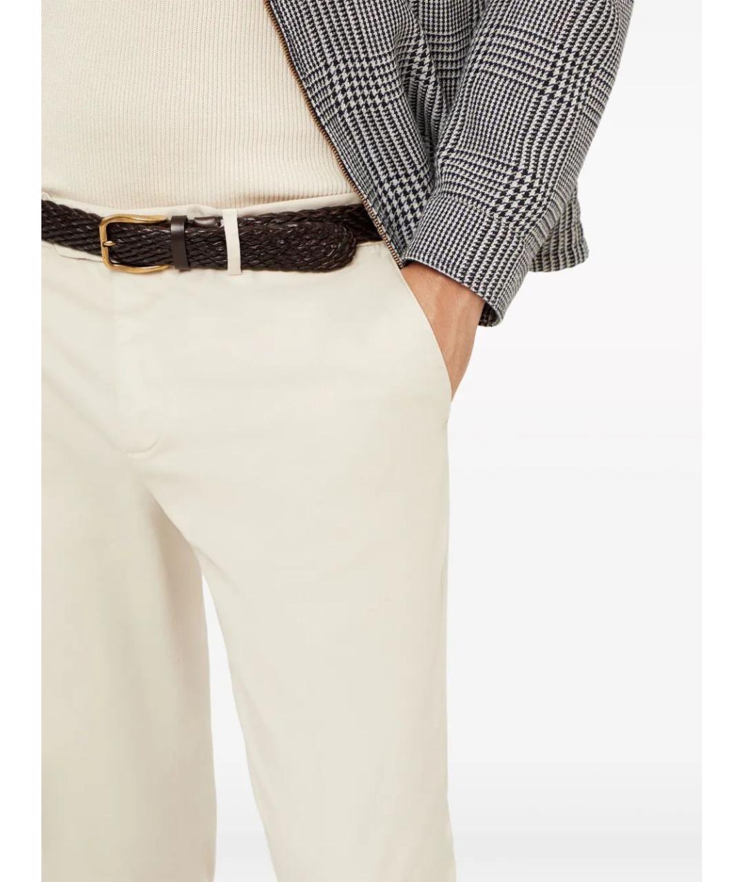 BRUNELLO CUCINELLI Хлопковые повседневные брюки, фото 5