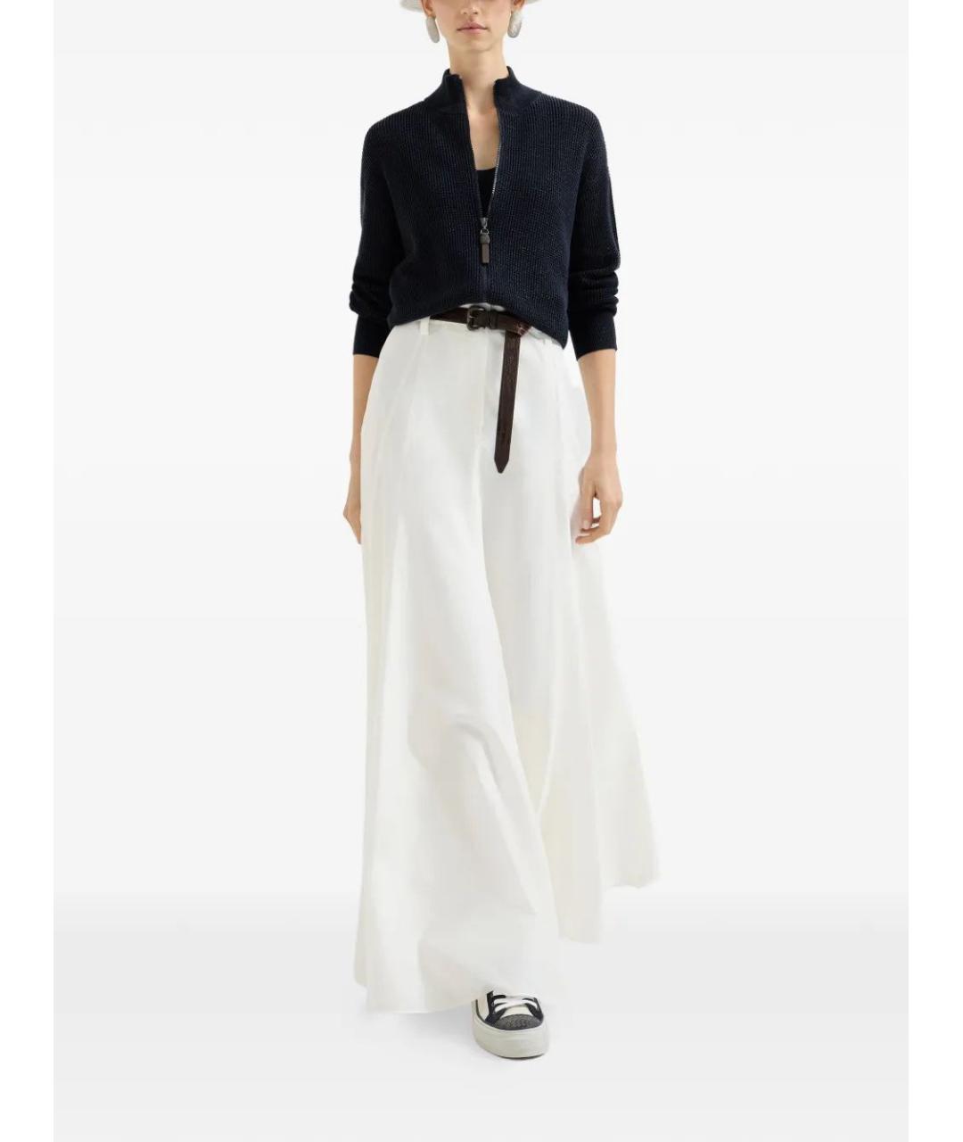 BRUNELLO CUCINELLI Темно-синий хлопковый кардиган, фото 2