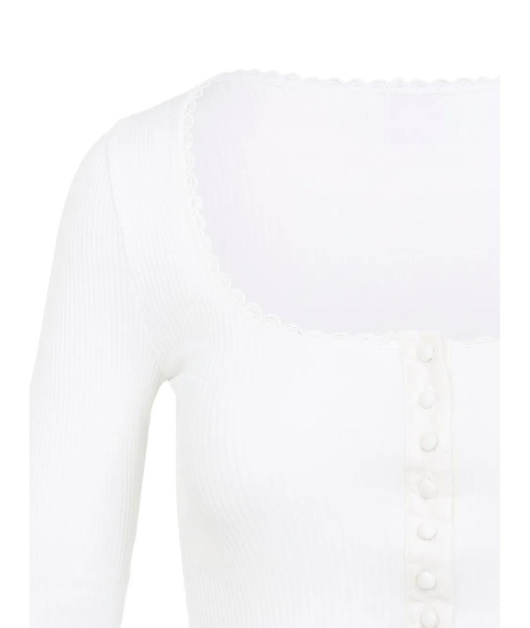 CHLOE Белый хлопковый кардиган, фото 3