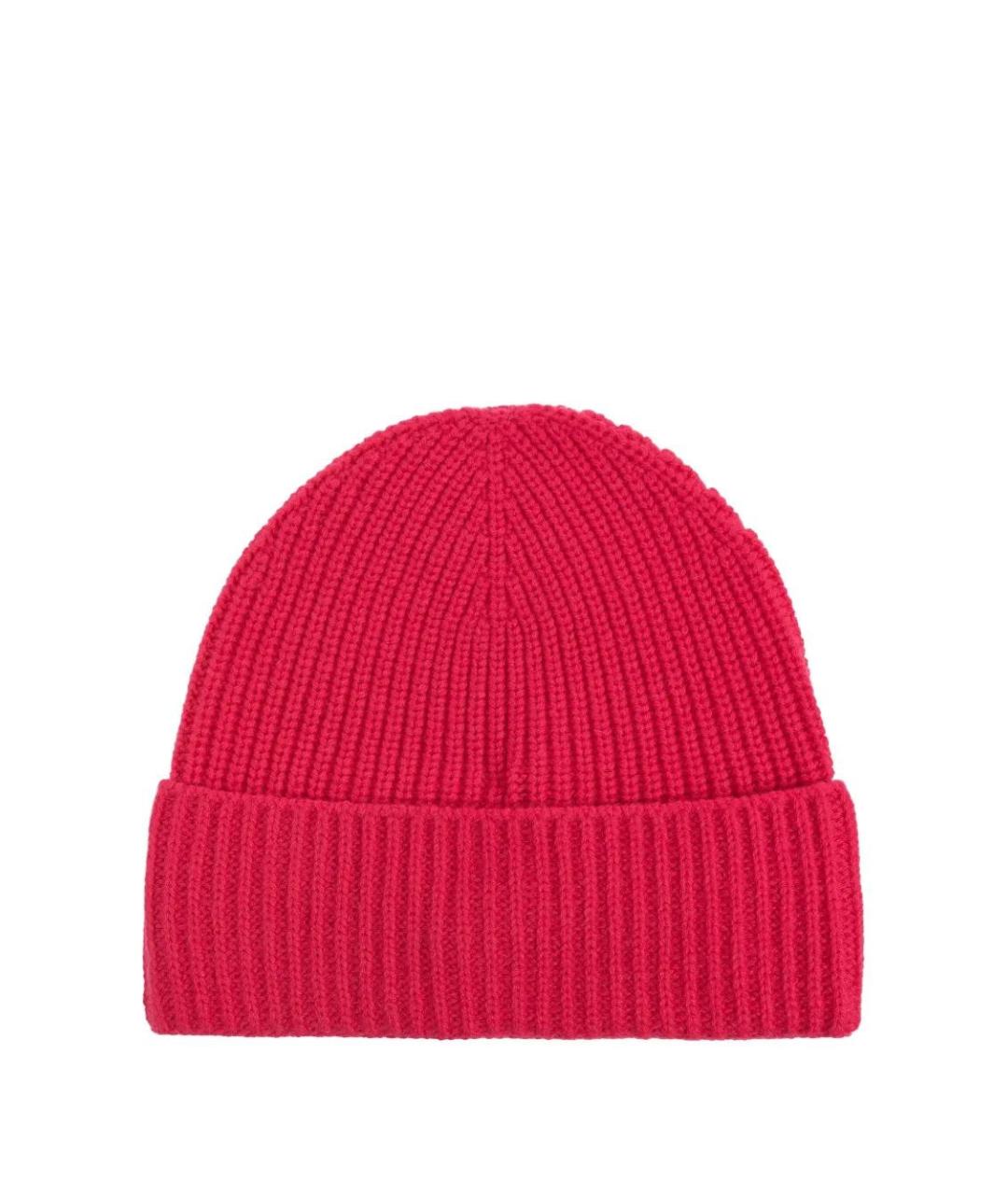 MONCLER Красная кашемировая шапка, фото 2