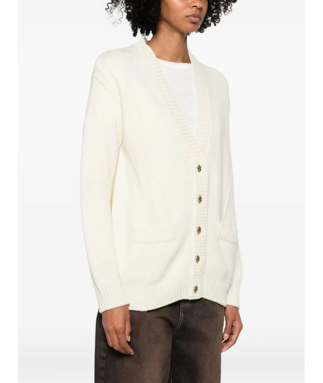 MONCLER Бежевый шерстяной кардиган, фото 3