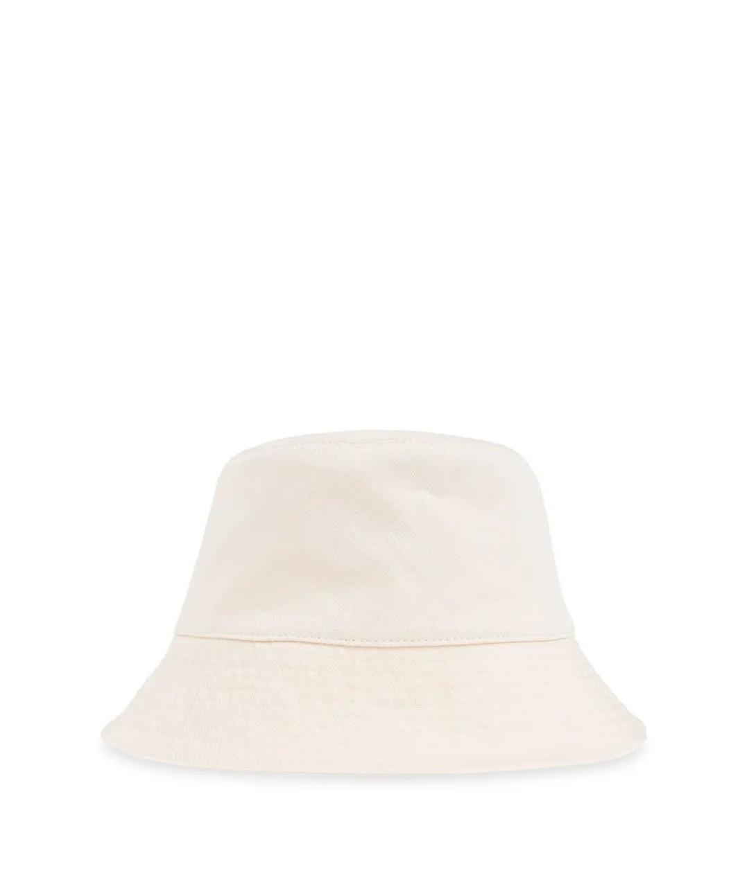 MONCLER Бежевая хлопковая шляпа, фото 2