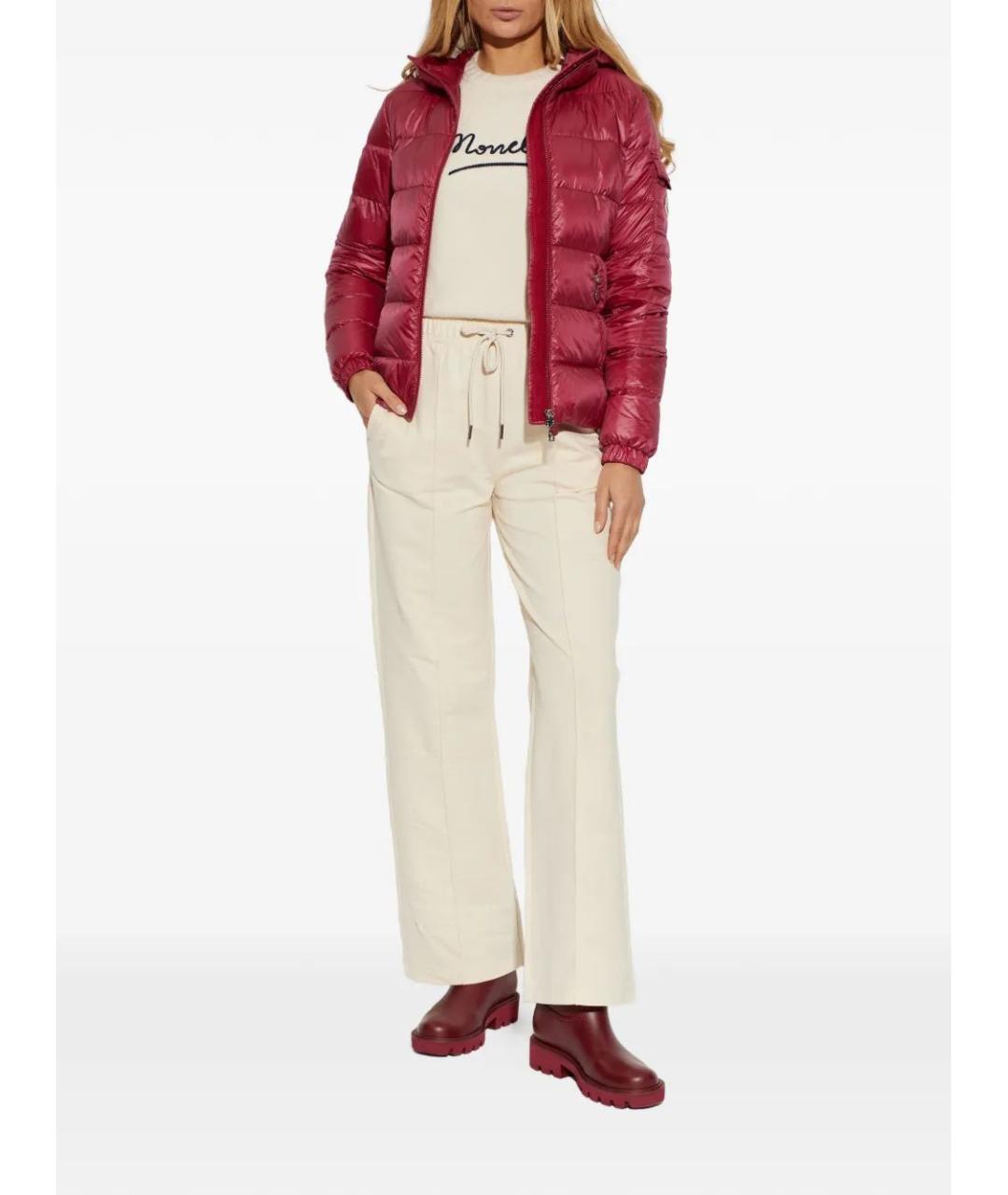 MONCLER Бежевый хлопковый джемпер / свитер, фото 2