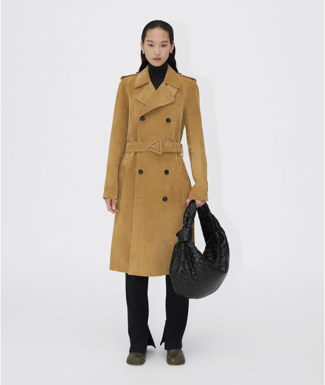 BOTTEGA VENETA Черная кожаная сумка через плечо, фото 5