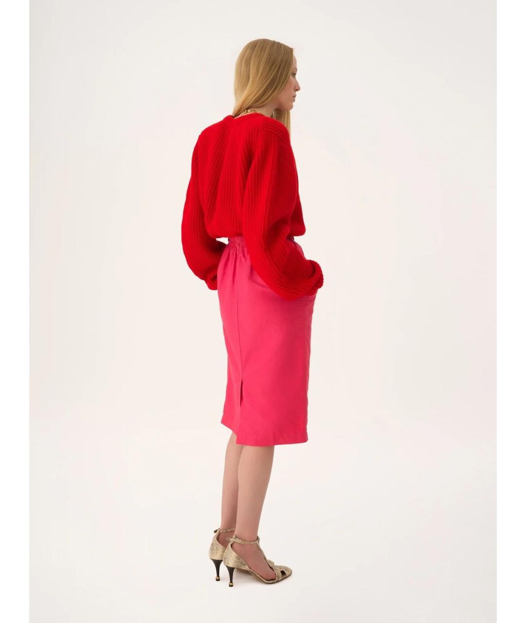 CHLOE Красный шерстяной джемпер / свитер, фото 2