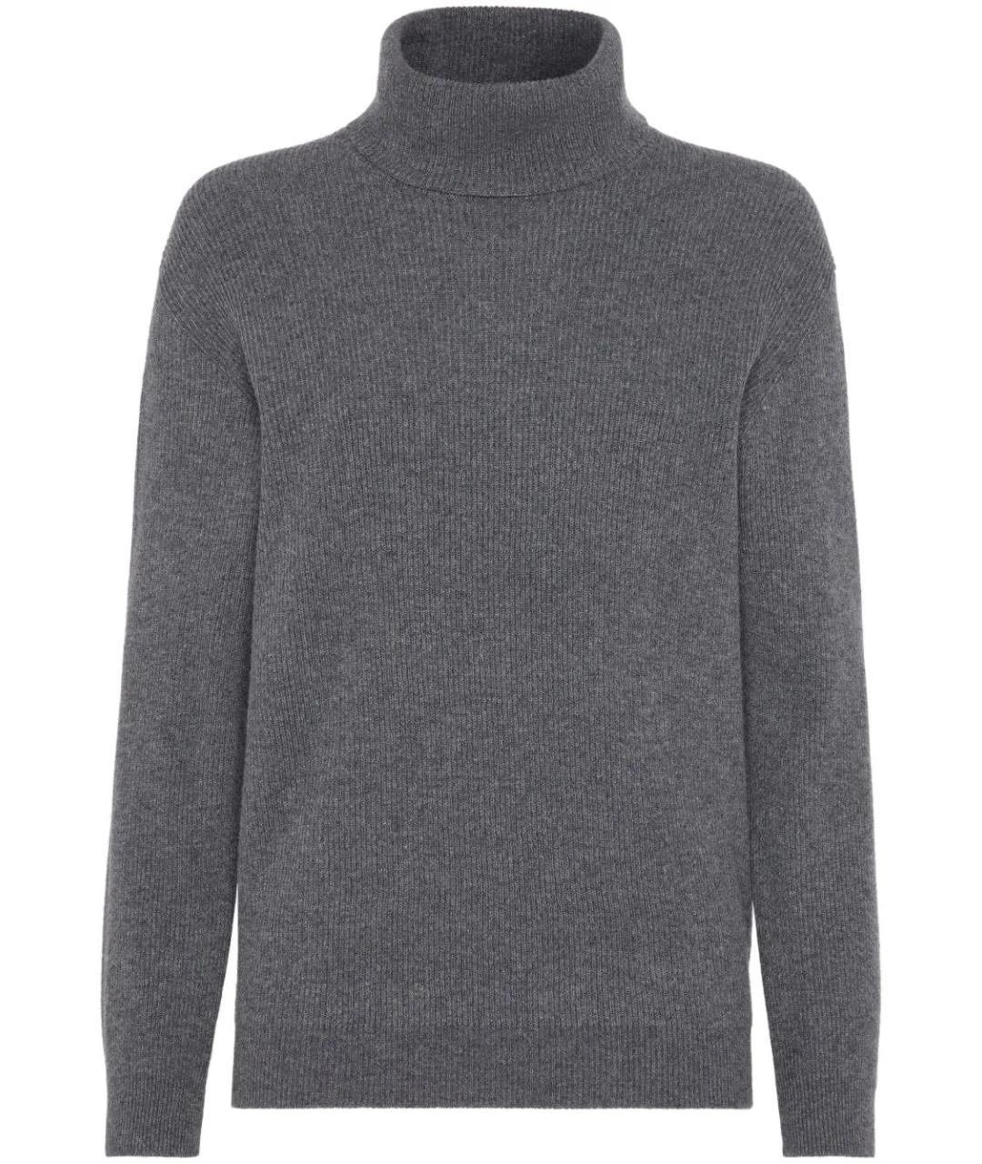 BRUNELLO CUCINELLI Серая кашемировая водолазка, фото 1